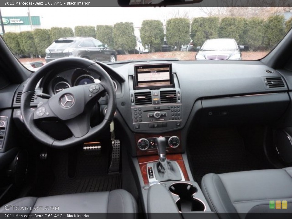 Black Interior Dashboard for the 2011 Mercedes-Benz C 63 AMG #59468228