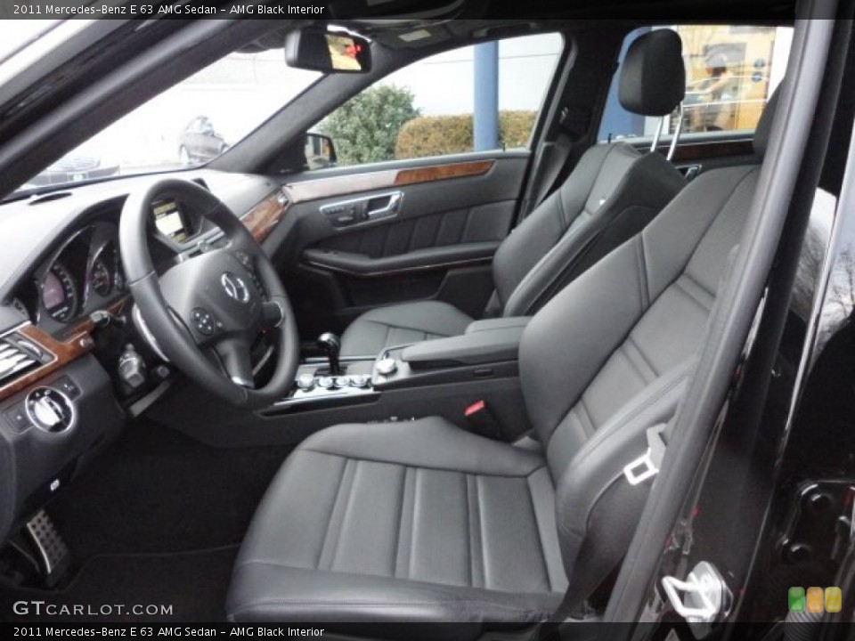 AMG Black Interior Photo for the 2011 Mercedes-Benz E 63 AMG Sedan #59468429