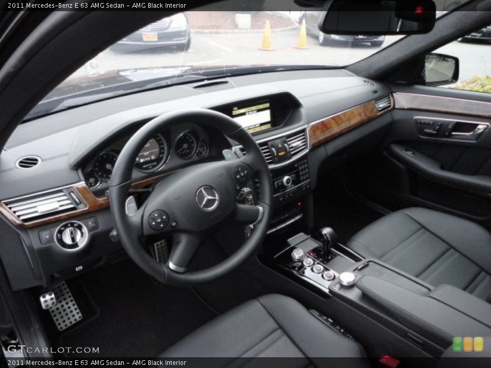 AMG Black 2011 Mercedes-Benz E Interiors