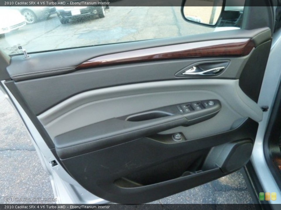 Ebony/Titanium Interior Door Panel for the 2010 Cadillac SRX 4 V6 Turbo AWD #59471368