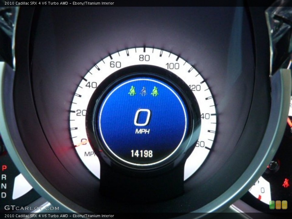 Ebony/Titanium Interior Gauges for the 2010 Cadillac SRX 4 V6 Turbo AWD #59471402