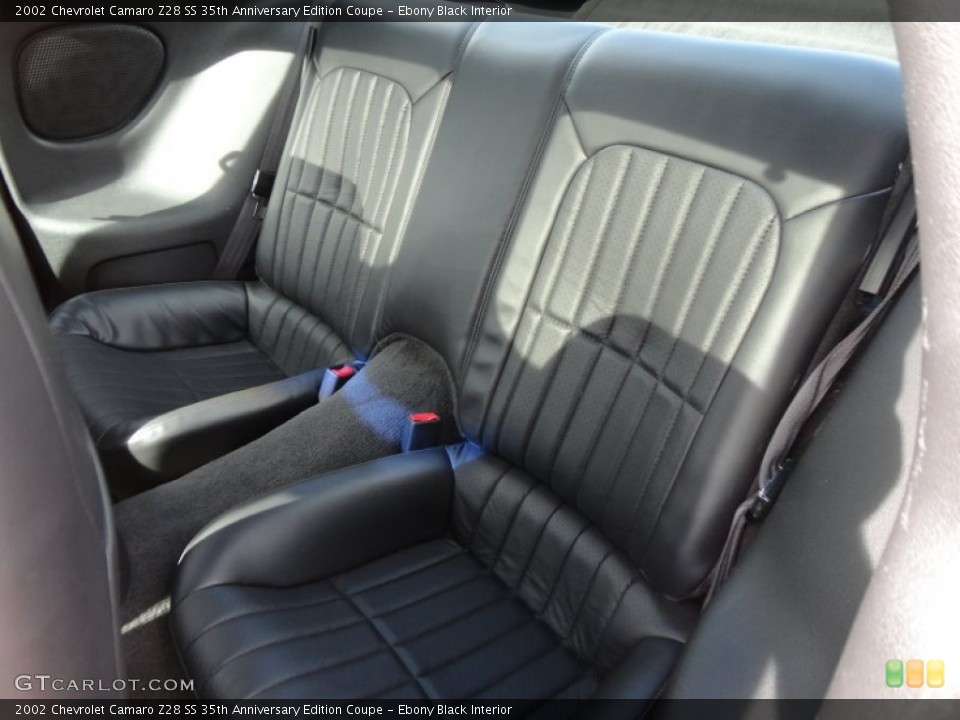 Ebony Black Interior Photo for the 2002 Chevrolet Camaro Z28 SS 35th Anniversary Edition Coupe #59472095