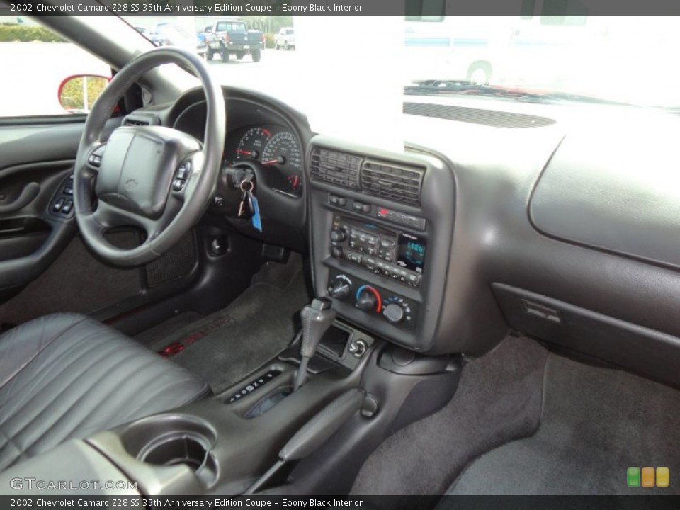 Ebony Black Interior Dashboard for the 2002 Chevrolet Camaro Z28 SS 35th Anniversary Edition Coupe #59472131
