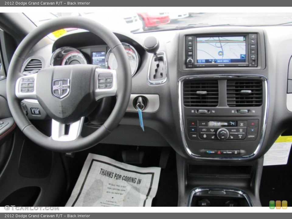 Black Interior Dashboard for the 2012 Dodge Grand Caravan R/T #59472941