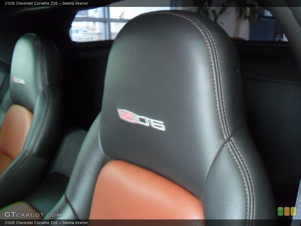 Sienna Interior Photo for the 2008 Chevrolet Corvette Z06 #59474144