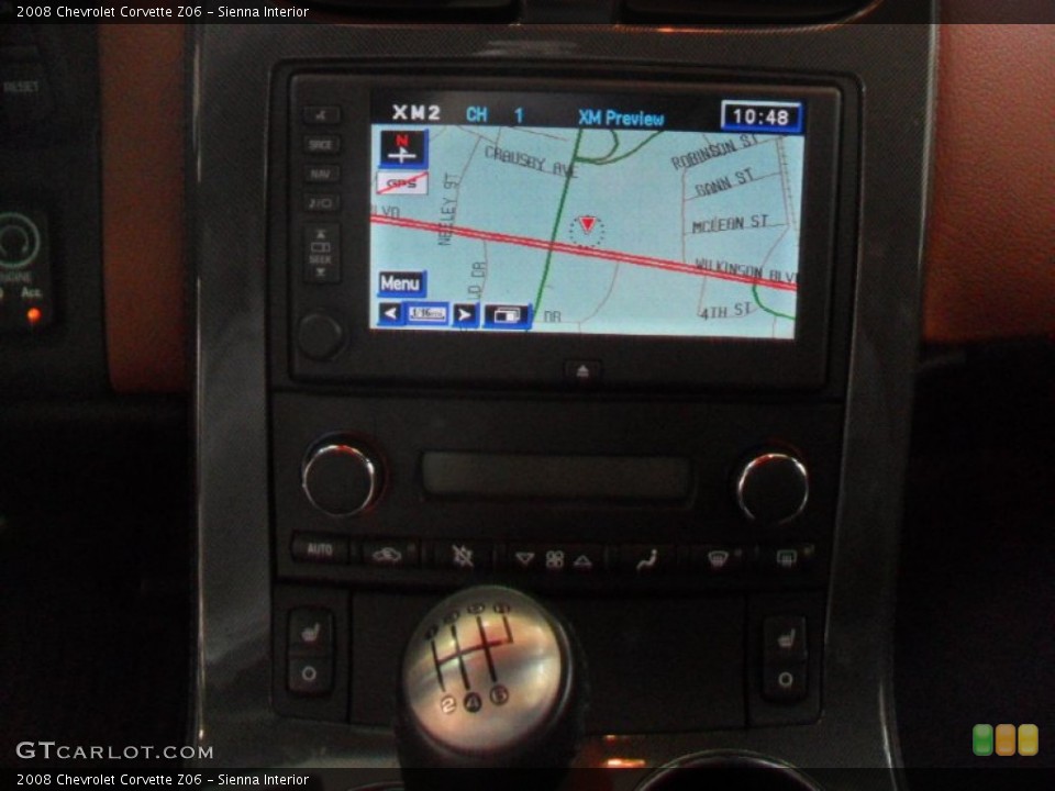 Sienna Interior Navigation for the 2008 Chevrolet Corvette Z06 #59474189