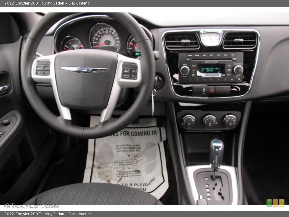 Black Interior Dashboard for the 2012 Chrysler 200 Touring Sedan #59474735