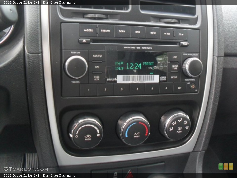 Dark Slate Gray Interior Audio System for the 2012 Dodge Caliber SXT #59475548