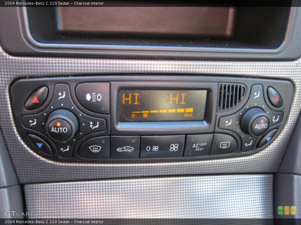 Charcoal Interior Controls for the 2004 Mercedes-Benz C 320 Sedan #59476034