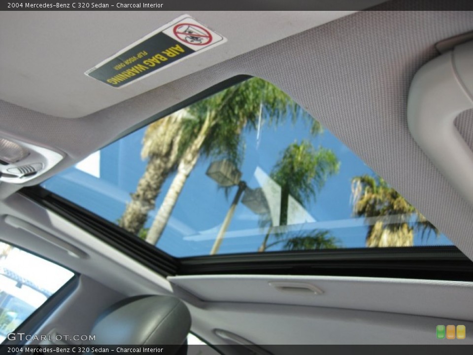 Charcoal Interior Sunroof for the 2004 Mercedes-Benz C 320 Sedan #59476067