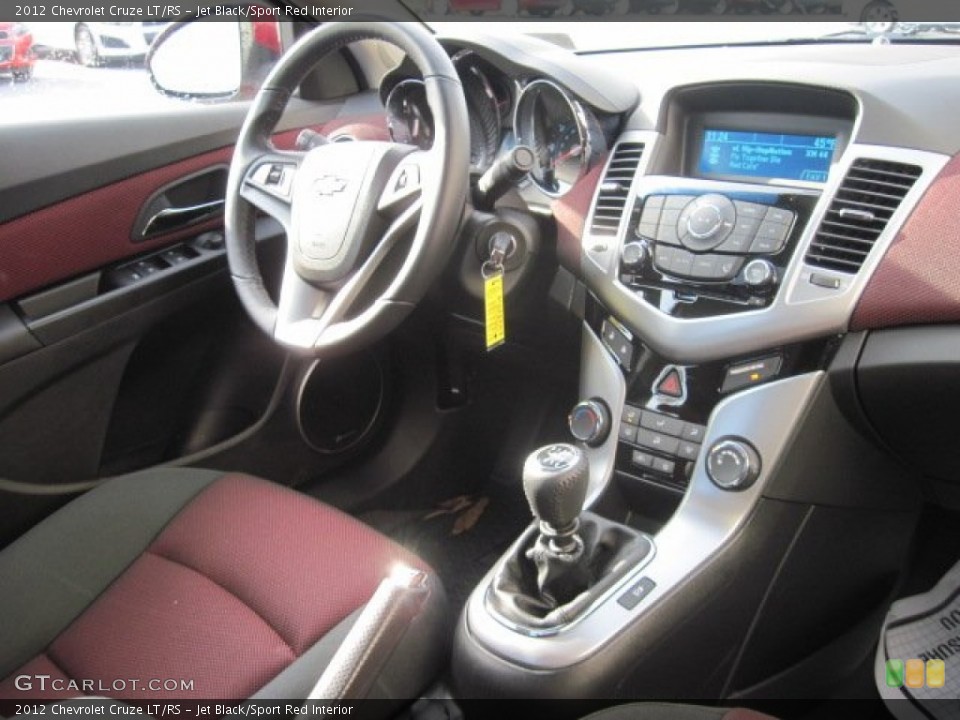 Jet Black/Sport Red Interior Dashboard for the 2012 Chevrolet Cruze LT/RS #59479217