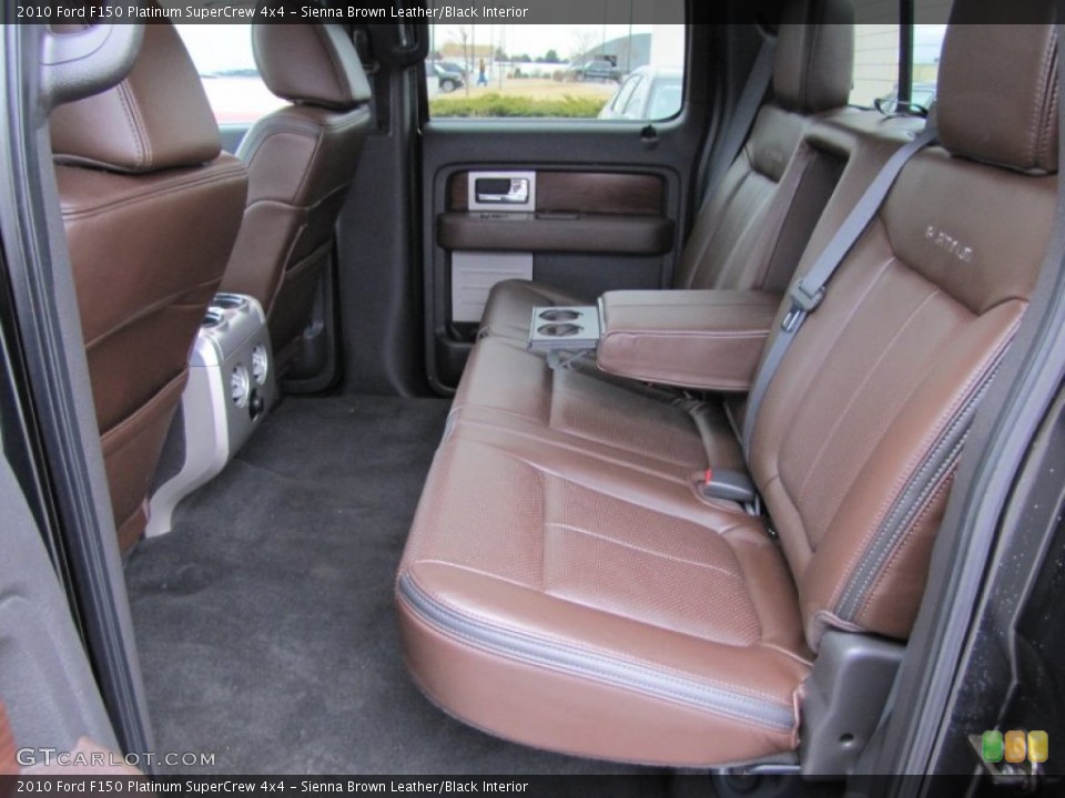 Sienna Brown Leather/Black Interior Photo for the 2010 Ford F150 Platinum SuperCrew 4x4 #59480704