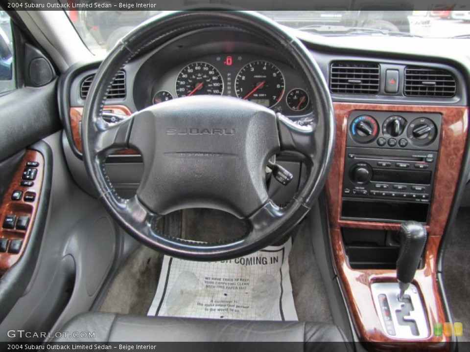 Beige Interior Dashboard for the 2004 Subaru Outback Limited Sedan #59480872