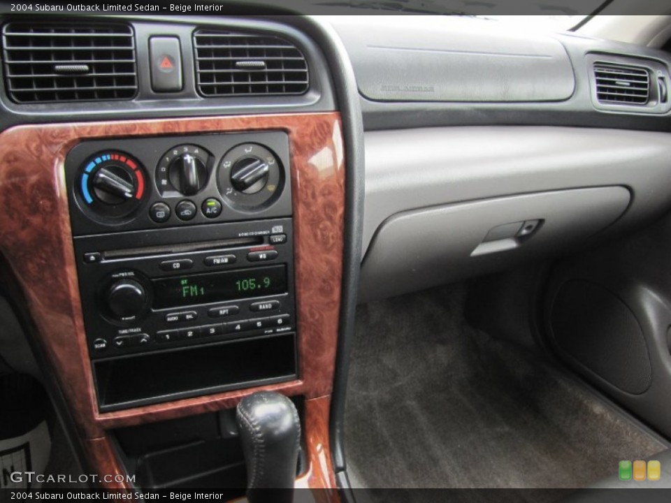 Beige Interior Dashboard for the 2004 Subaru Outback Limited Sedan #59480929