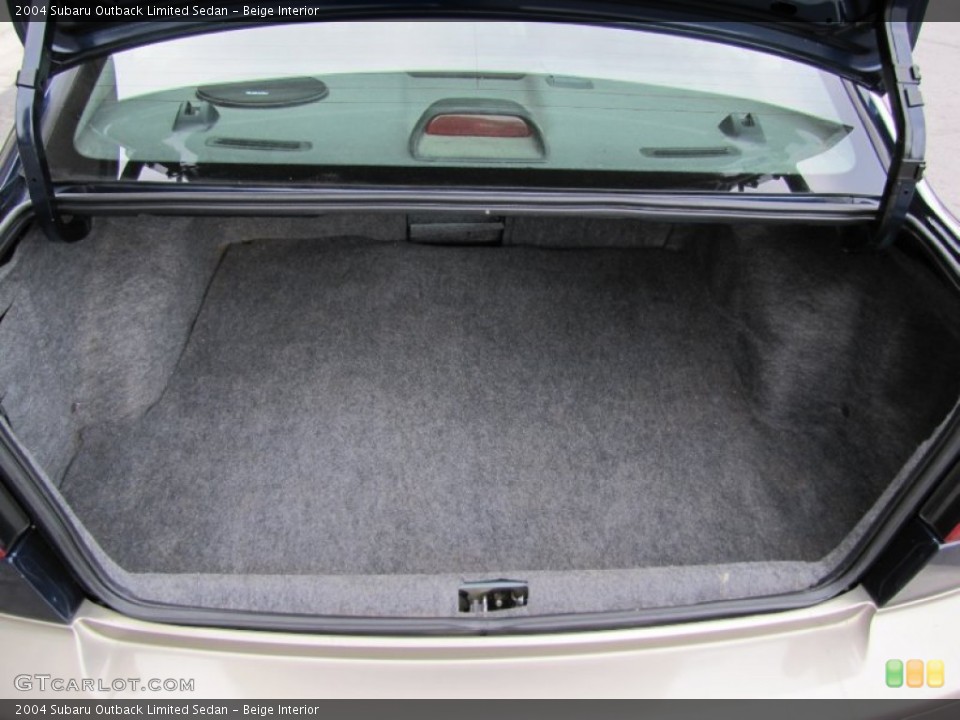 Beige Interior Trunk for the 2004 Subaru Outback Limited Sedan #59481073