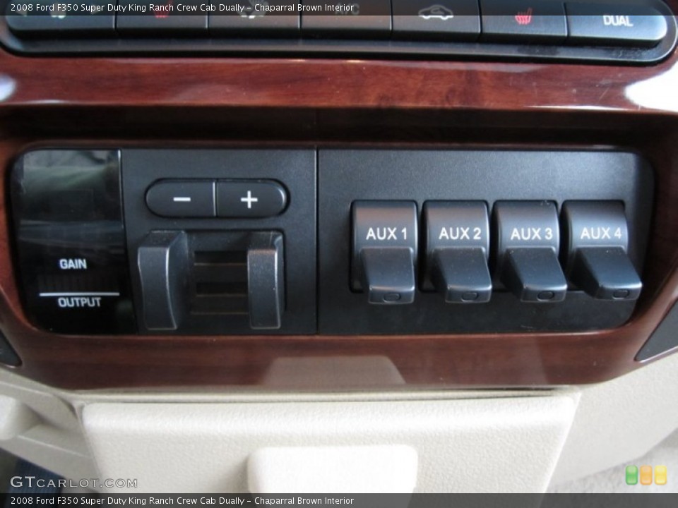 Chaparral Brown Interior Controls for the 2008 Ford F350 Super Duty King Ranch Crew Cab Dually #59482387