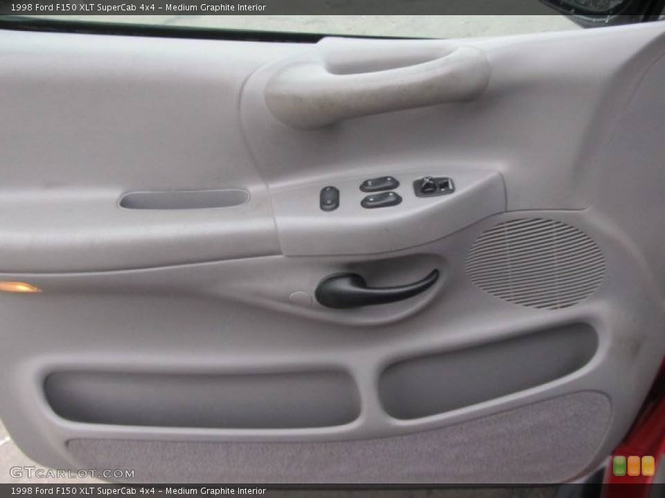Medium Graphite Interior Door Panel for the 1998 Ford F150 XLT SuperCab 4x4 #59483404