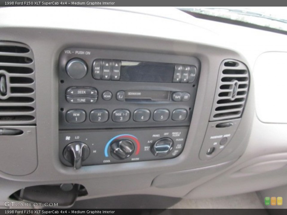 Medium Graphite Interior Controls for the 1998 Ford F150 XLT SuperCab 4x4 #59483426
