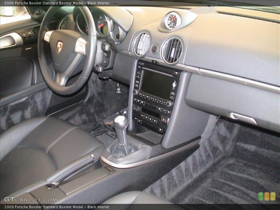 Black Interior Dashboard for the 2009 Porsche Boxster  #59483491