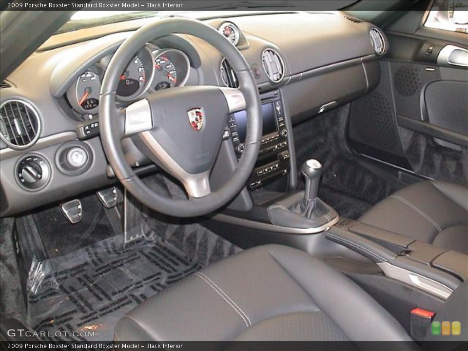 Black Interior Prime Interior for the 2009 Porsche Boxster  #59483501