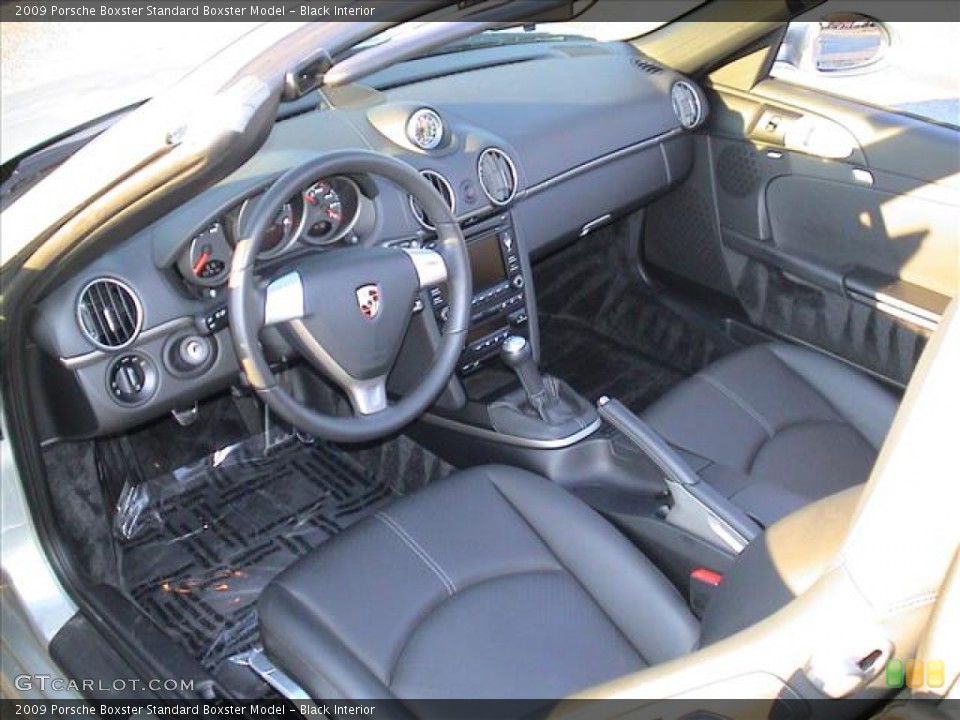 Black Interior Photo for the 2009 Porsche Boxster  #59483791