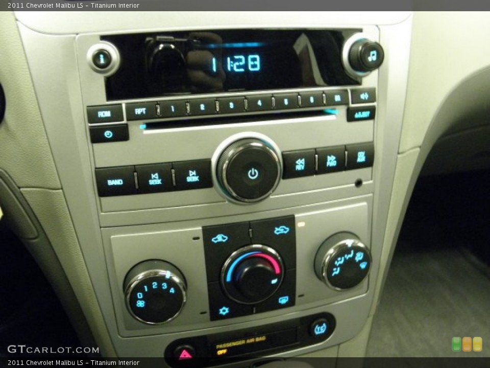 Titanium Interior Controls for the 2011 Chevrolet Malibu LS #59485931