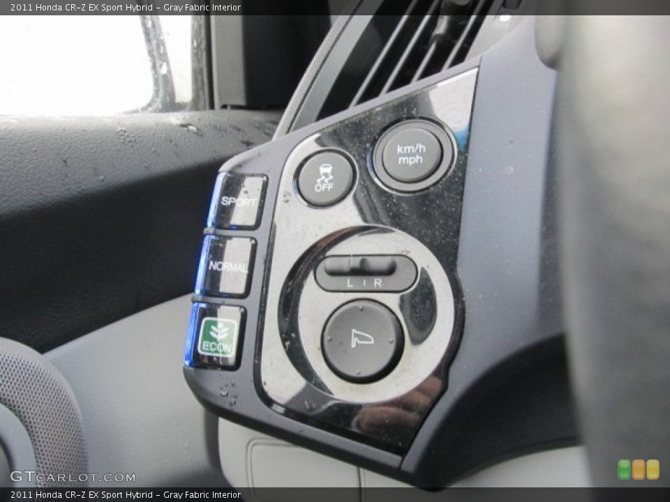 Gray Fabric Interior Controls for the 2011 Honda CR-Z EX Sport Hybrid #59486735