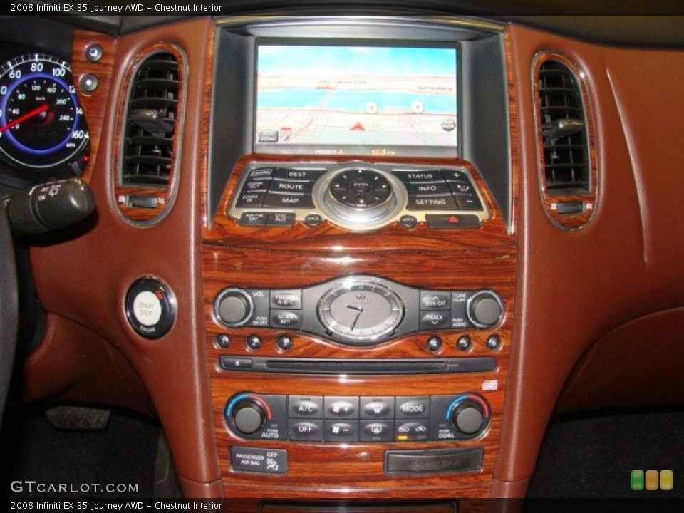 Chestnut Interior Controls for the 2008 Infiniti EX 35 Journey AWD #59486945