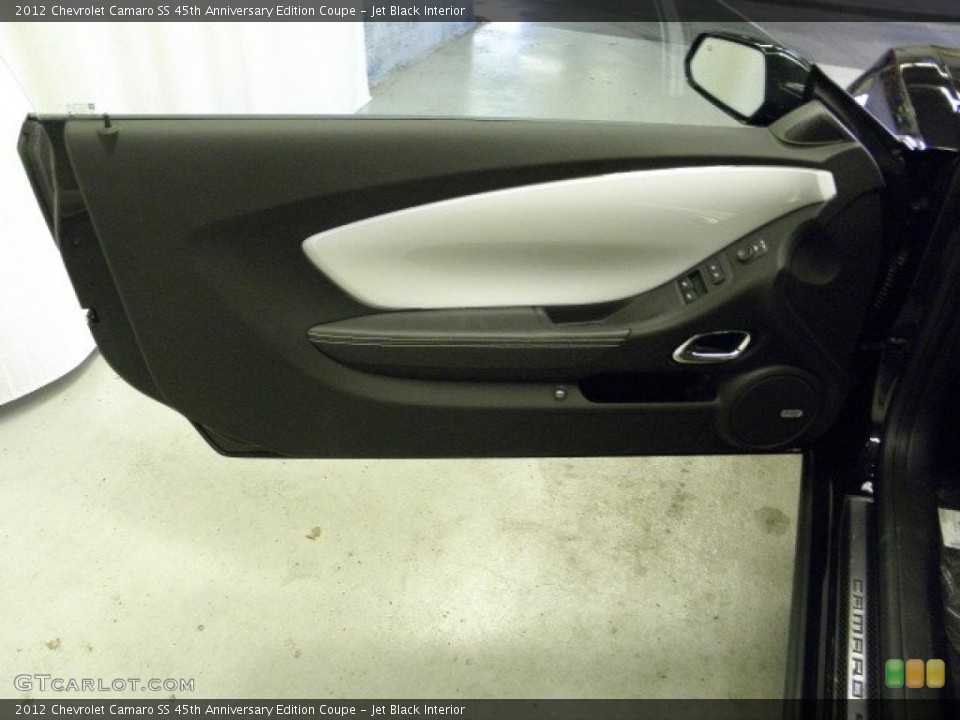 Jet Black Interior Door Panel for the 2012 Chevrolet Camaro SS 45th Anniversary Edition Coupe #59487026