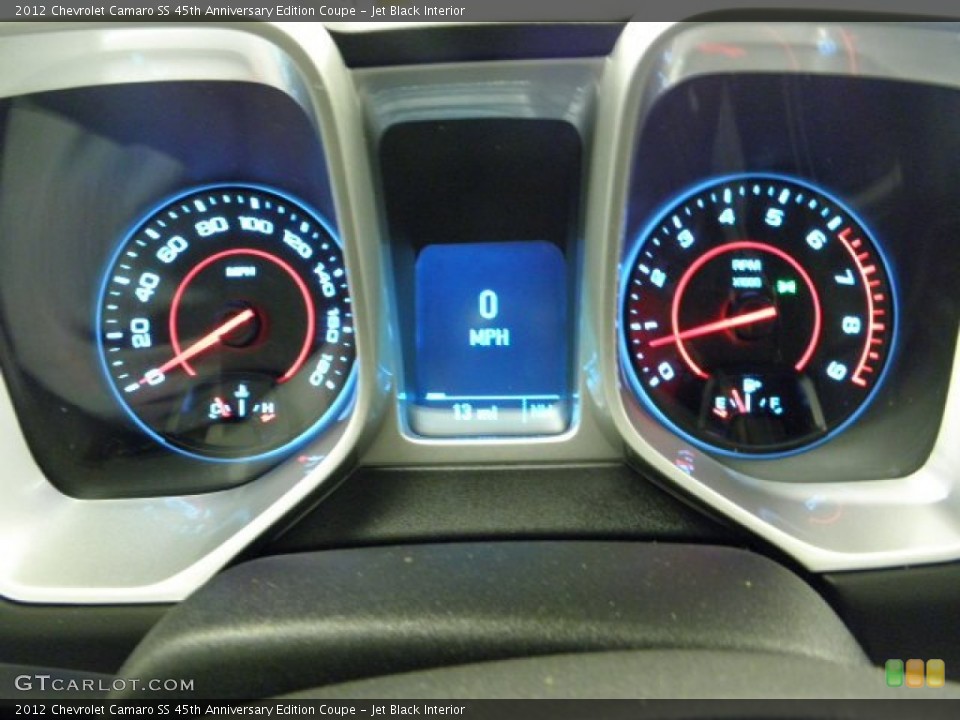 Jet Black Interior Gauges for the 2012 Chevrolet Camaro SS 45th Anniversary Edition Coupe #59487077