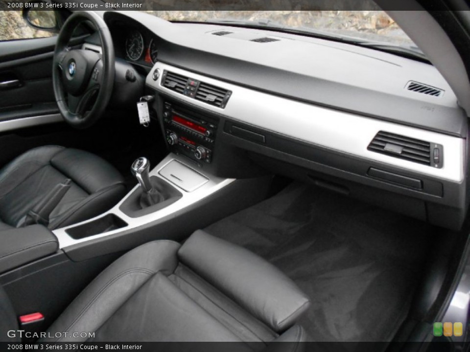 Black Interior Dashboard for the 2008 BMW 3 Series 335i Coupe #59487509