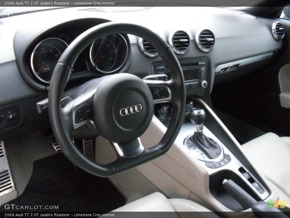 Limestone Grey Interior Dashboard for the 2009 Audi TT 2.0T quattro Roadster #59488679
