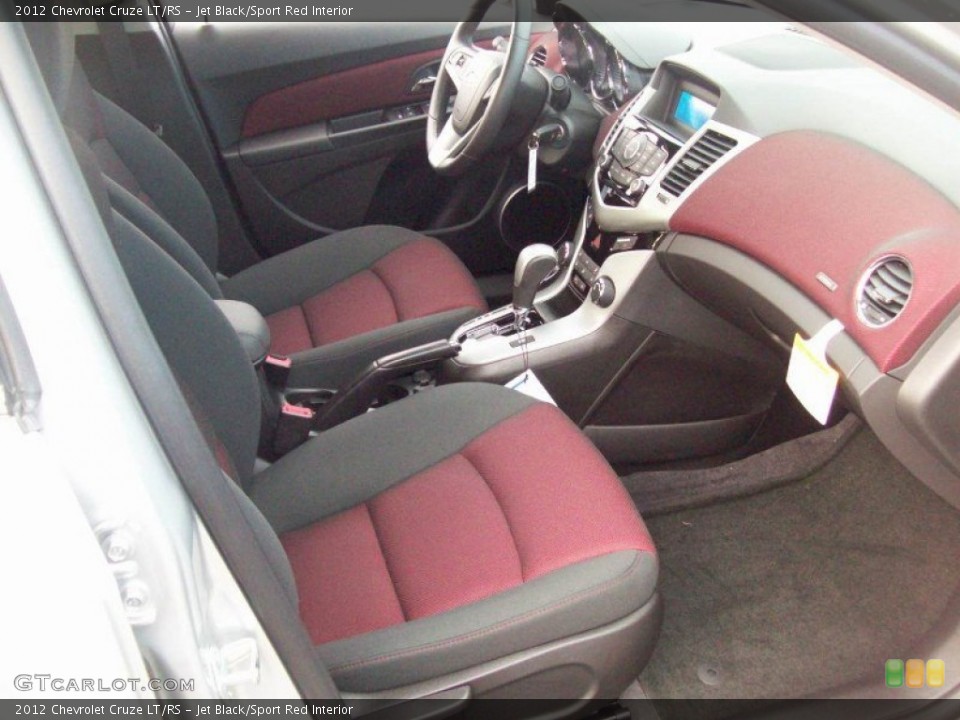 Jet Black/Sport Red Interior Photo for the 2012 Chevrolet Cruze LT/RS #59489438