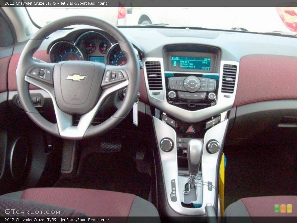 Jet Black/Sport Red Interior Dashboard for the 2012 Chevrolet Cruze LT/RS #59489447
