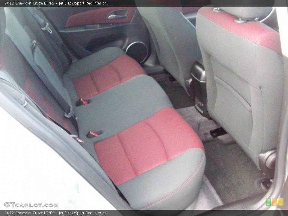 Jet Black/Sport Red Interior Photo for the 2012 Chevrolet Cruze LT/RS #59489579