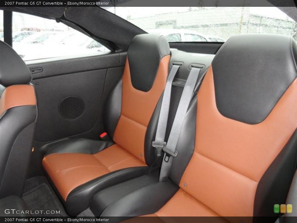 Ebony/Morocco Interior Photo for the 2007 Pontiac G6 GT Convertible #59492070