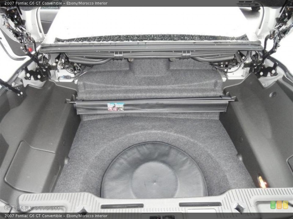 Ebony/Morocco Interior Trunk for the 2007 Pontiac G6 GT Convertible #59492094