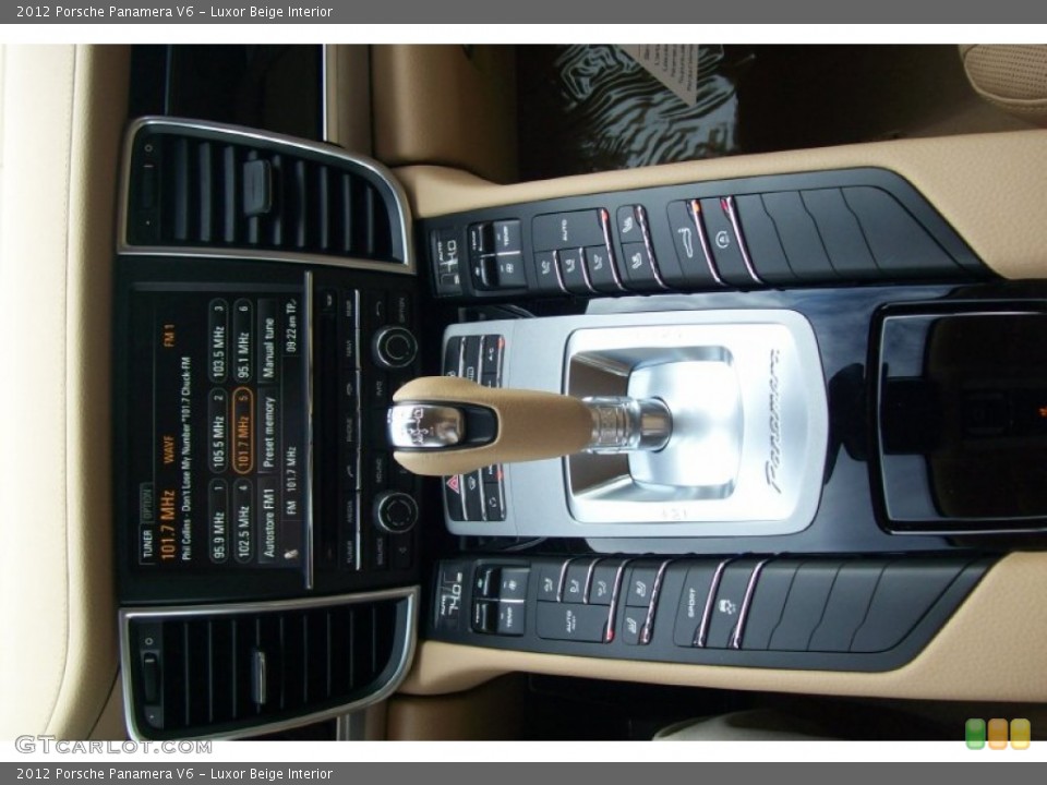 Luxor Beige Interior Controls for the 2012 Porsche Panamera V6 #59495400