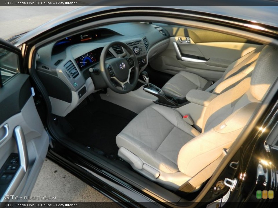 Gray Interior Photo for the 2012 Honda Civic EX Coupe #59496861