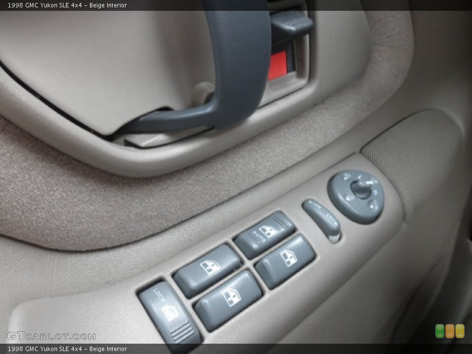 Beige Interior Controls for the 1998 GMC Yukon SLE 4x4 #59496889