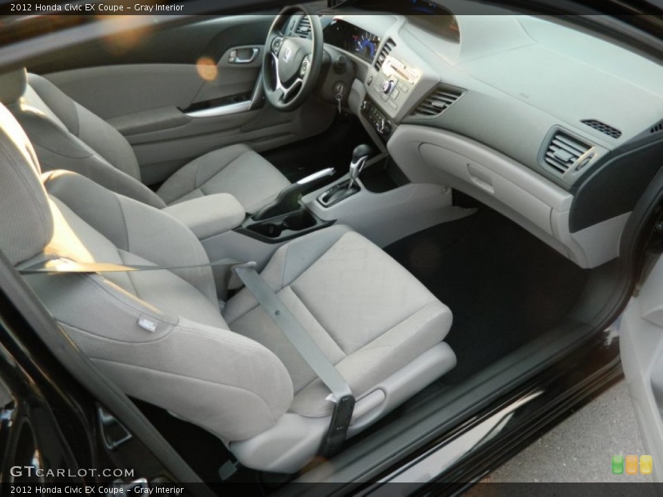 Gray Interior Photo for the 2012 Honda Civic EX Coupe #59496894