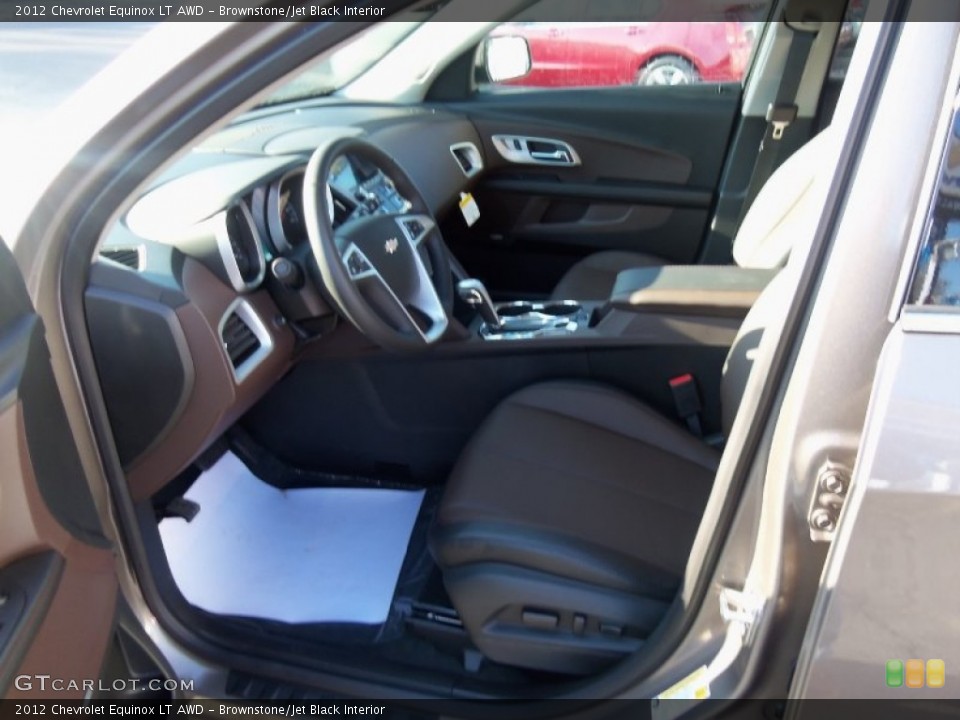 Brownstone/Jet Black Interior Photo for the 2012 Chevrolet Equinox LT AWD #59498154