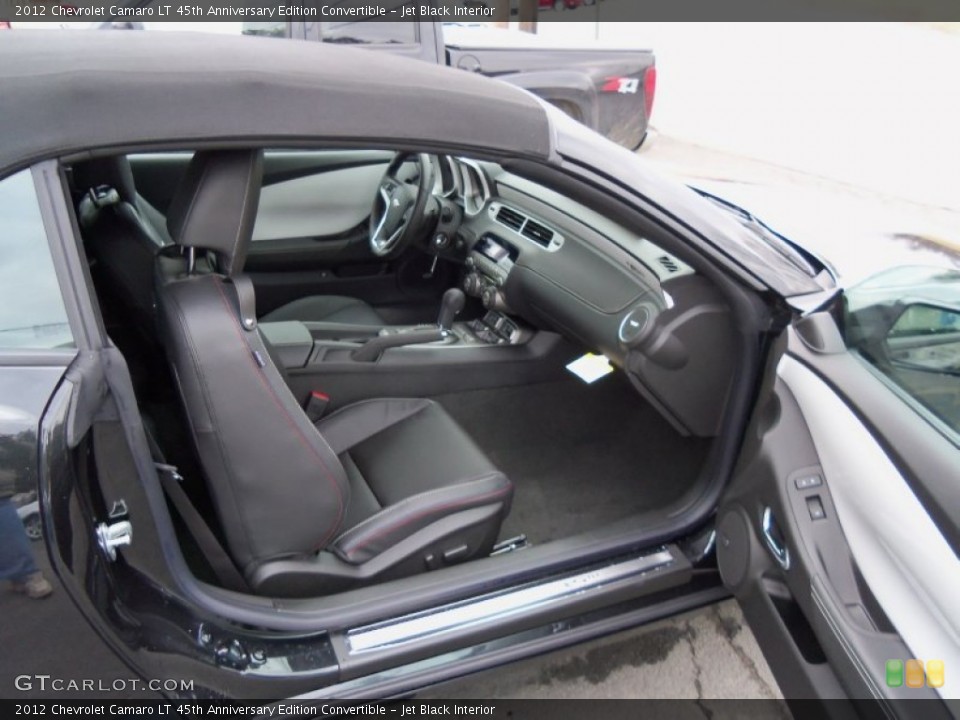 Jet Black Interior Photo for the 2012 Chevrolet Camaro LT 45th Anniversary Edition Convertible #59498502