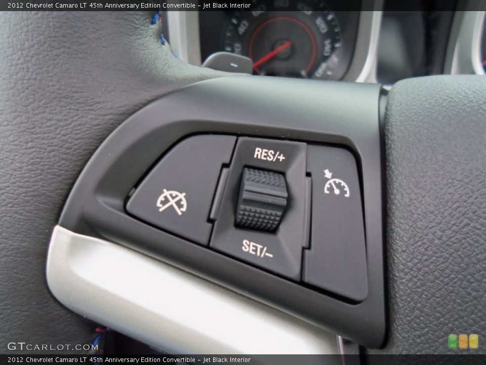 Jet Black Interior Controls for the 2012 Chevrolet Camaro LT 45th Anniversary Edition Convertible #59498670