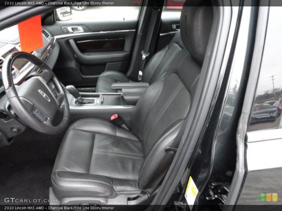 Charcoal Black/Fine Line Ebony Interior Photo for the 2010 Lincoln MKS AWD #59499336
