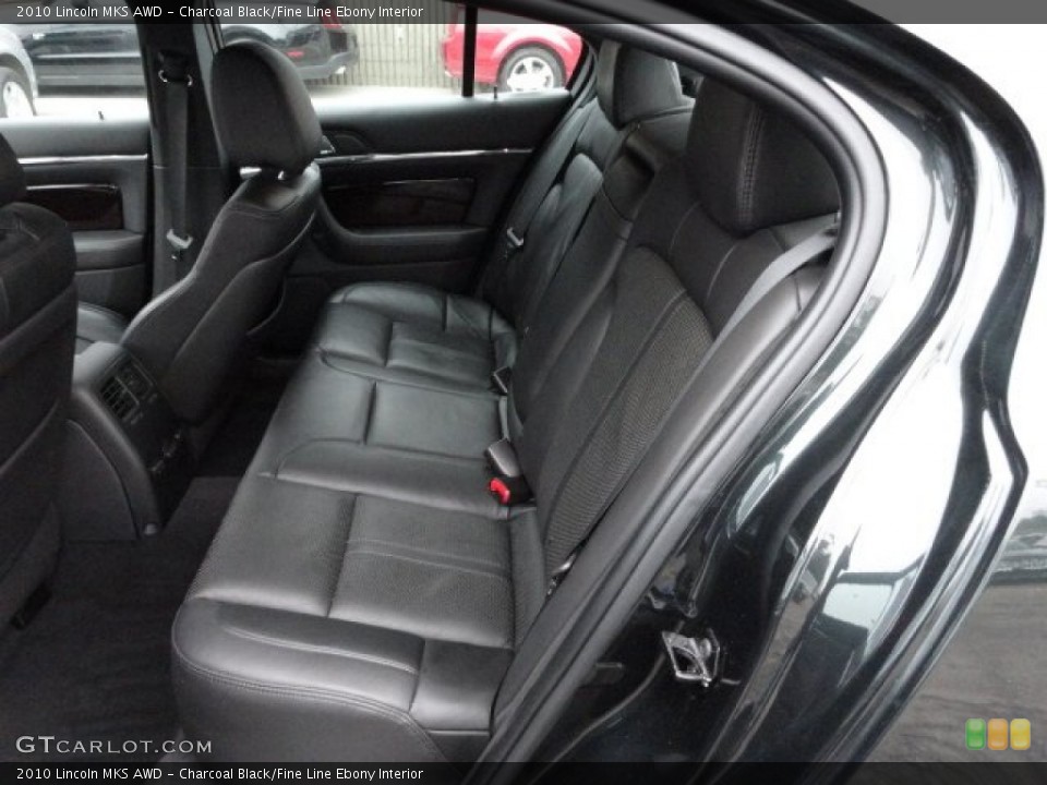 Charcoal Black/Fine Line Ebony Interior Photo for the 2010 Lincoln MKS AWD #59499346