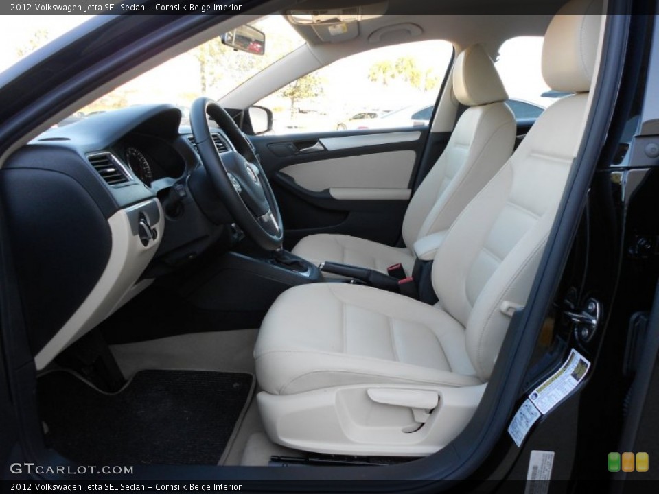 Cornsilk Beige Interior Photo for the 2012 Volkswagen Jetta SEL Sedan #59499423
