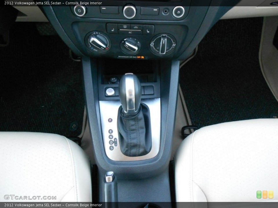 Cornsilk Beige Interior Transmission for the 2012 Volkswagen Jetta SEL Sedan #59499501
