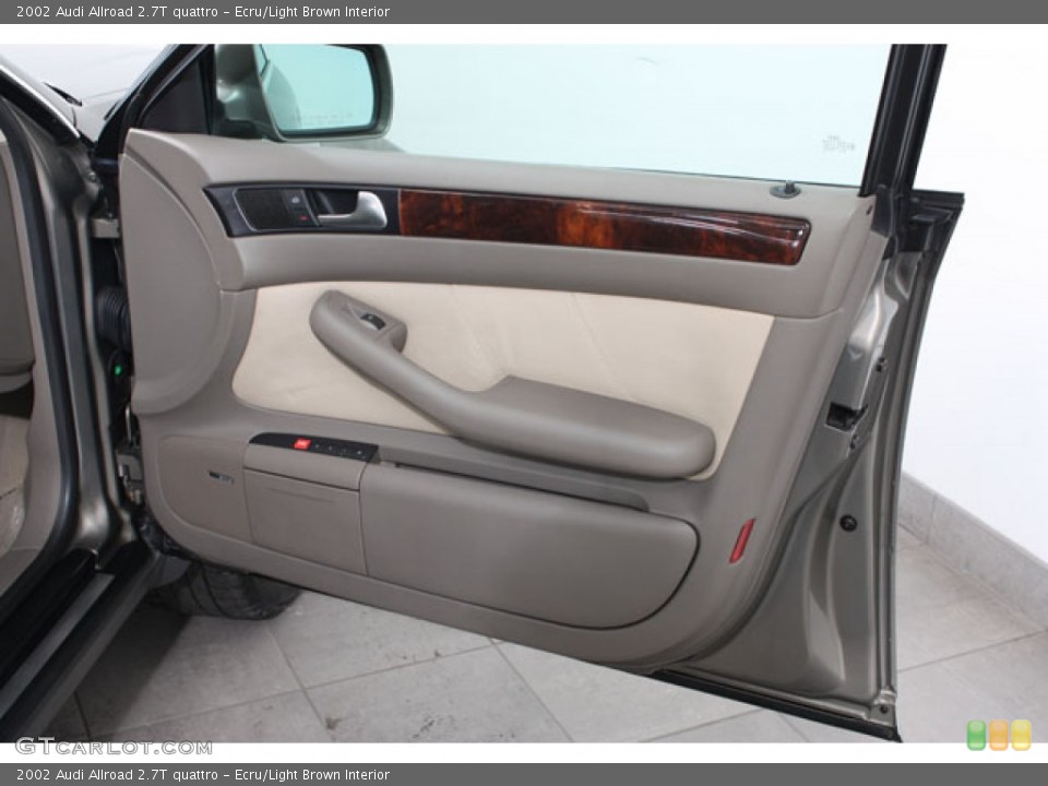 Ecru/Light Brown Interior Door Panel for the 2002 Audi Allroad 2.7T quattro #59500374