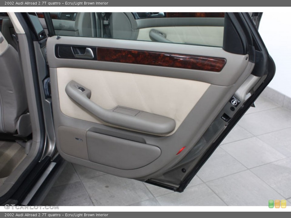 Ecru/Light Brown Interior Door Panel for the 2002 Audi Allroad 2.7T quattro #59500383